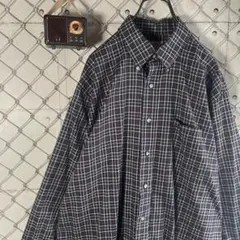 CHAPS ラルフローレン チェック シャツ 長袖 ボタンダウン L