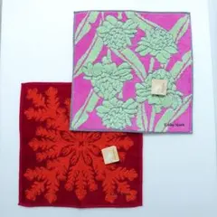 匿名配送☆新品　キャシーマム　アイランドスタイル　タオルハンカチ　2枚セット