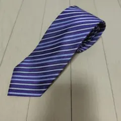 タカキュー SHIRTS CODE ネクタイ パープル ストライプ 成人式のサムネイル