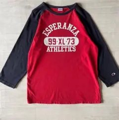 チャンピオン ラグラン 七分袖 カレッジ カットソー