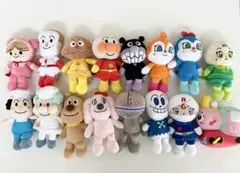 アンパンマン ぬいぐるみ まとめ売り 16体セット プリちぃビーンズ