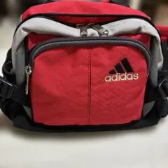 adidas ボディバッグ ウエストポーチレッド