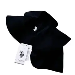 U.S.POLO ASSN.サファリハットあご紐 タレ付き UV対応 日焼け対策