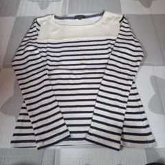 Eddie Bauer ストライプ 長袖Tシャツ PXS