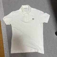 正規品 LACOSTE ポロシャツ ホワイト サイズ3