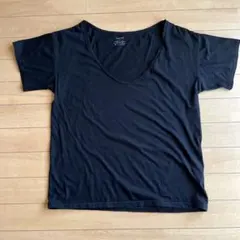 MACPHEE ブラック Uネック Tシャツ size1のサムネイル