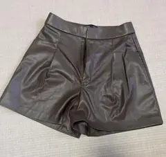 ZARA ブラウン ショートパンツ XS