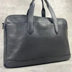 極美品 コーチ サリバン 2way ビジネスバッグ トート A4可 レザー 黒