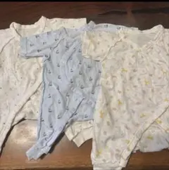 コットン製肌着セット 50-60 ファミリア　3枚セット