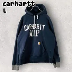 carhartt WIP カーハート パーカー フーディー L ネイビー