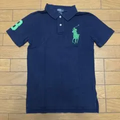 90s】ポロラルフローレン ビッグポ二ー ポロシャツ 短丈 y2k swag