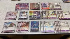 ワンピースカードゲーム 紫エネル デッキ　リーダーパラレルのサムネイル
