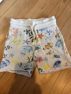 h&m ハーフパンツ　海の生き物　海洋生物