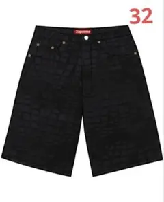supreme baggy denim short black 34 激安 Supreme - 34 Supreme Baggy Denim Short Blackの通販 by eggplant's