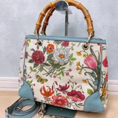 2026年最新】GUCCI グッチ バンブーフローラ2WAYハンドバッグの人気