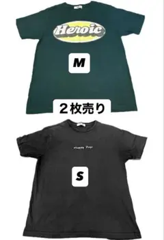 WEGO Tシャツ 2枚セット｜S・Mサイズ プリント 半袖 カジュアル