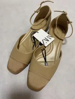 【新品未使用タグ付き】ZARA ザラ サンダル パンプス 38