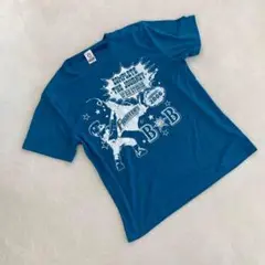 北海道日本ハムファイターズ Tシャツ ブルー グラフィック プリント 半袖