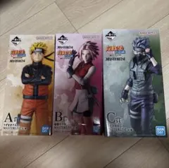 一番くじ NARUTO 疾風伝 フィギュア3体セット - メルカリ
