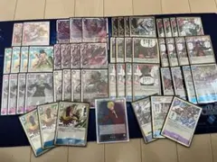 ワンピースカード　青紫サンジ　デッキ
