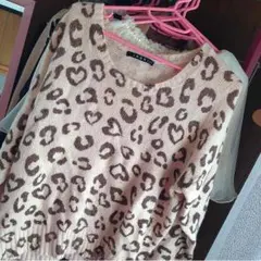 INGNI ヒョウ柄ニット