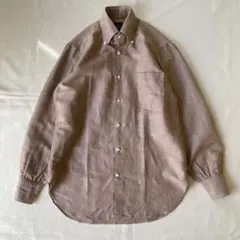 BEAMS F シャツ コットン リネン ボタンダウンのサムネイル