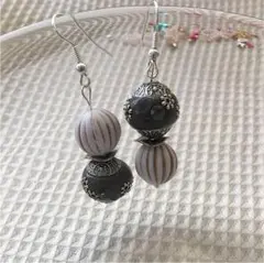 インドネシアビーズのピアス 213