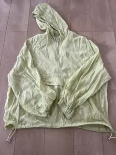 フード付きブラウス　ライムグリーン