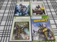 XBOX360 アサシンクリード・2SE・バイオショック・ボーダーランズ2