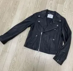 SLOBE IENA レザーライダースブルゾン