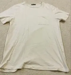 №957 ZARAダメージホワイトポケット付TシャツXL