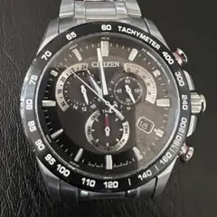 CITIZEN シチズン エコドライブ ソーラー電波時計 クロノグラフ
