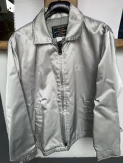 ALPHA INDUSTRIES ブルゾン シルバーUSA製ミリタリージャケット