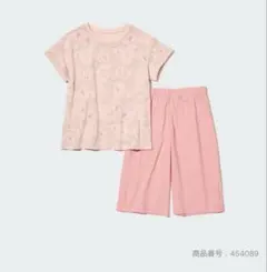 UNIQLO ユニクロ　パジャマ　半袖　エアリズムコットンブレンドセット　130