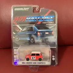グリーンライト製　モーリス　ミニクーパーS モンテカルロラリー　1/64のサムネイル