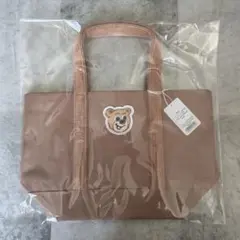 新品 フェイラー ワッペントートバッグ オールドテディ ベージュ Ｌ