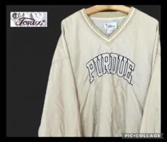 ★USA古着★Ironz Purdue Vネックナイロンジャケット