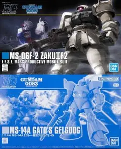 【2品セット】HGUC ザクII 連邦軍仕様／ジオン軍仕様【新品未開封】
