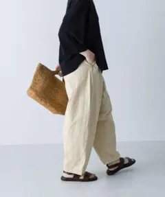 かぐれ 新品タグ付き ウェザーワッシャーサルエルパンツ アーバン