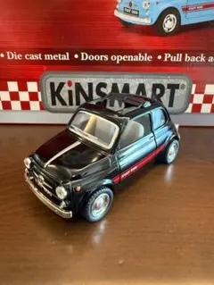 FIAT500（チンクチェント） プルバック式 ミニカー【黒】