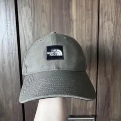 【美品】THE NORTH FACE オリーブグリーンキャップ