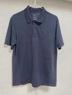 UNIQLO ポロシャツ　メンズ　Lサイズ　ネイビー