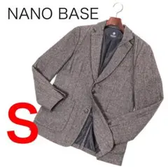 E7328◾️ナノ　ベース　ツイード2釦ジャケット