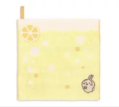 ちいかわ タオルハンカチ（すっぱ イエロー）　うさぎ