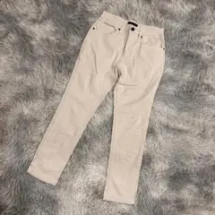未使用級『roshell』スリムフィットチノパン　カジュアルパンツ　ベージュ S