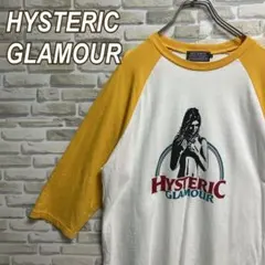 369【人気Lサイズ】ヒステリックグラマー☆ビッグロゴラグラン七部丈Tシャツのサムネイル