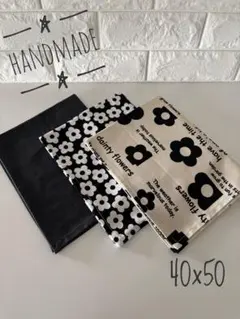 ランチクロス　ナフキン　40×50 ３枚 シンプル　高学年　女の子　花柄