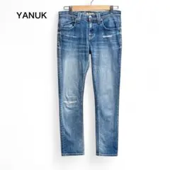 美品 YANUK Kay デニム 24 ブルー日本製 美脚