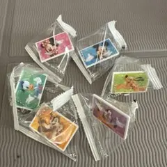 【6種セット売り】キーチェーン ミッキーマウスと仲間たち チケット風キーホルダー