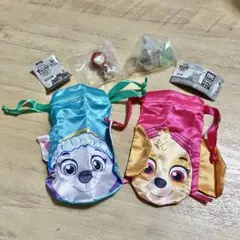 パウパトロール　巾着　フロッキー　ぷらぷらマスコット　ガチャガチャ